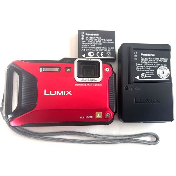 Panasonic Lumix Adventure DMC-TS6 16.1 MP Waterproof Digital Camera Bundle